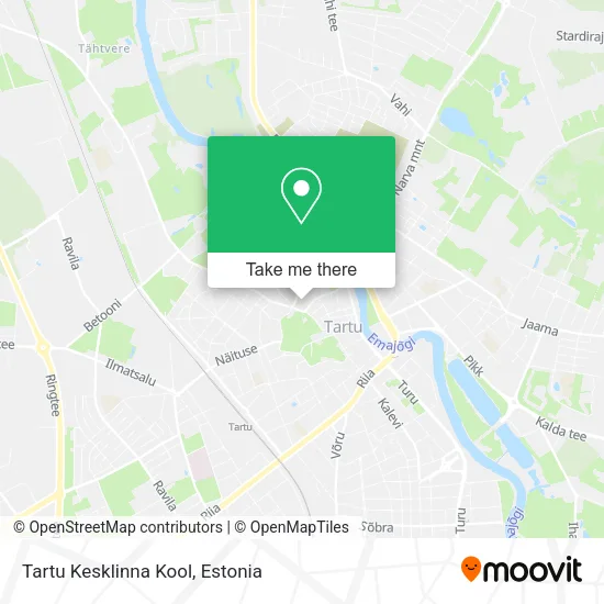 Tartu Kesklinna Kool map