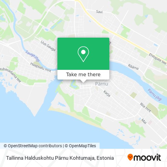 Карта Tallinna Halduskohtu Pärnu Kohtumaja