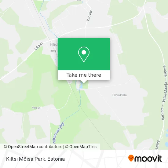 Карта Kiltsi Mõisa Park