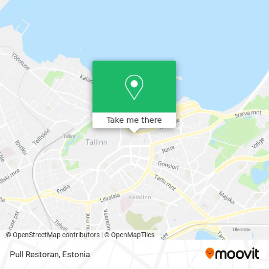 Карта Pull Restoran