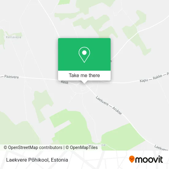 Карта Laekvere Põhikool