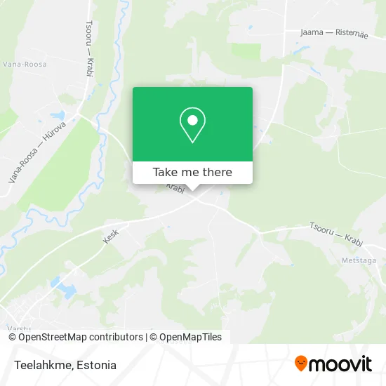 Карта Teelahkme