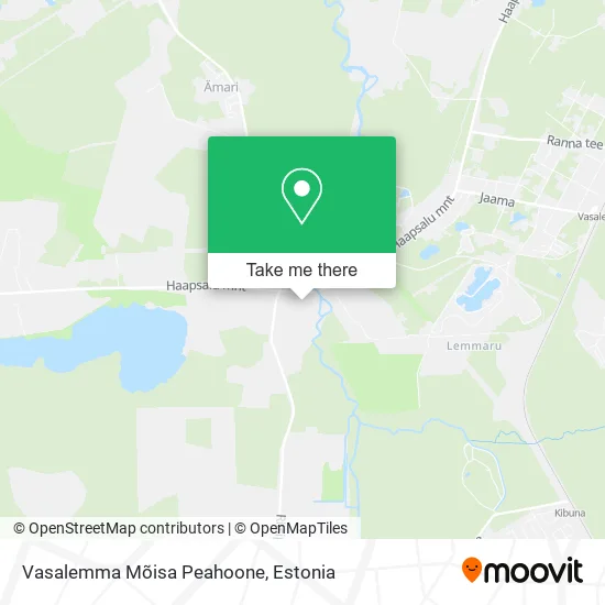 Карта Vasalemma Mõisa Peahoone