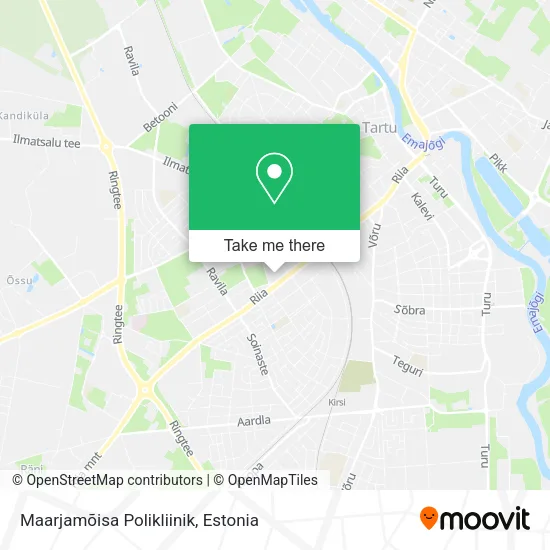 Карта Maarjamõisa Polikliinik