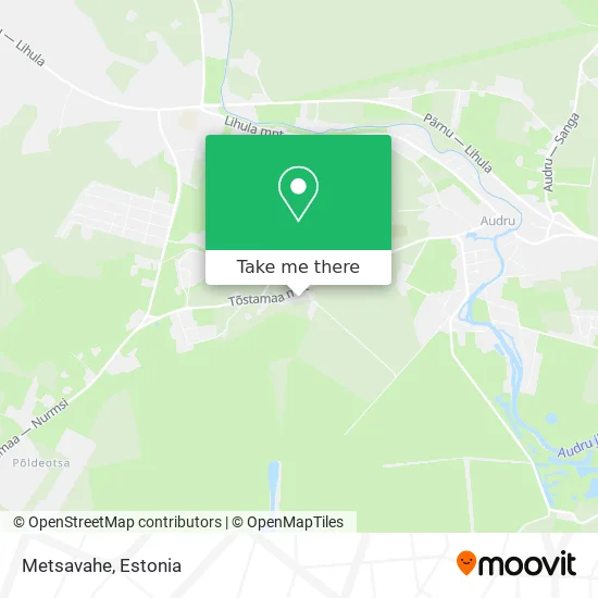 Карта Metsavahe