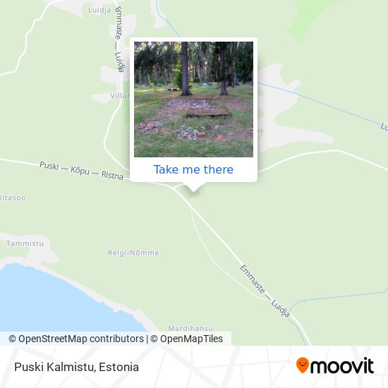 Puski Kalmistu map