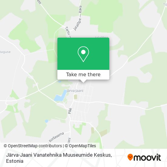 Карта Järva-Jaani Vanatehnika Muuseumide Keskus