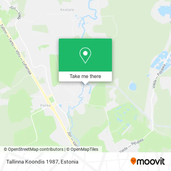 Карта Tallinna Koondis 1987