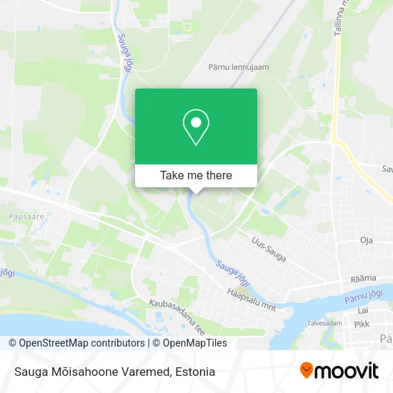 Карта Sauga Mõisahoone Varemed