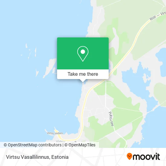 Карта Virtsu Vasallilinnus