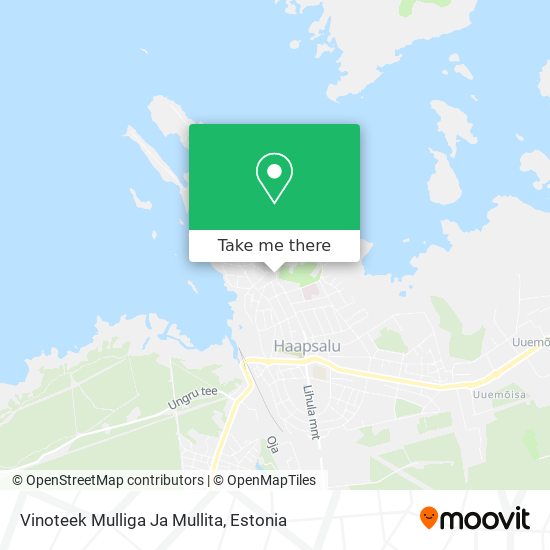 Карта Vinoteek Mulliga Ja Mullita