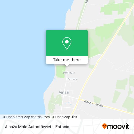 Ainažu Mola Autostāvvieta map