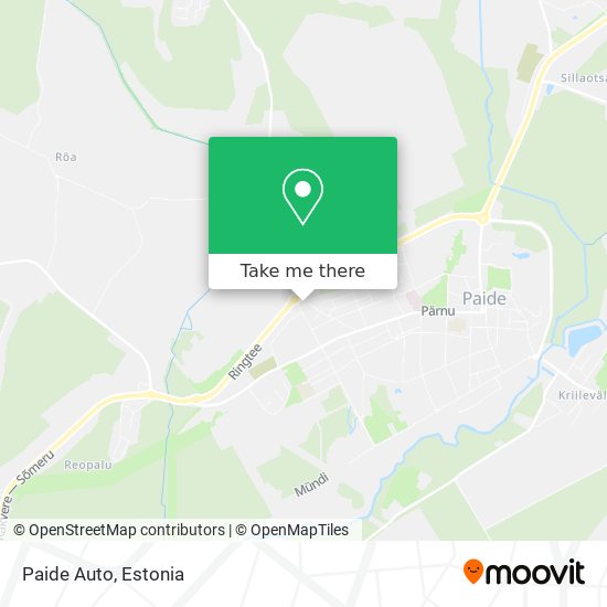 Paide Auto map