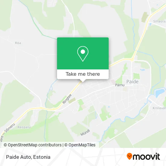 Карта Paide Auto