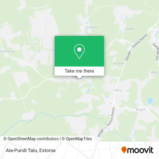 Карта Ala-Pundi Talu