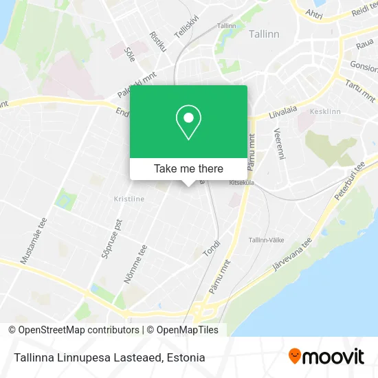 Tallinna Linnupesa Lasteaed map