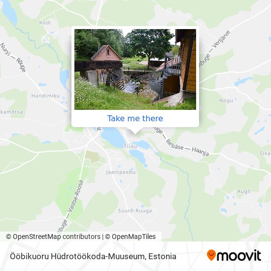 Ööbikuoru Hüdrotöökoda-Muuseum map