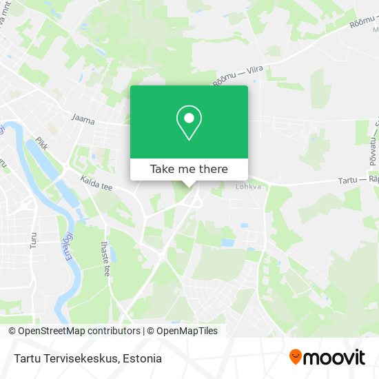 Tartu Tervisekeskus map