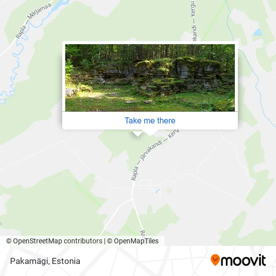 Карта Pakamägi