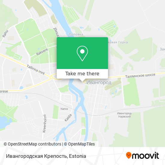 Ивангородская Крепость map