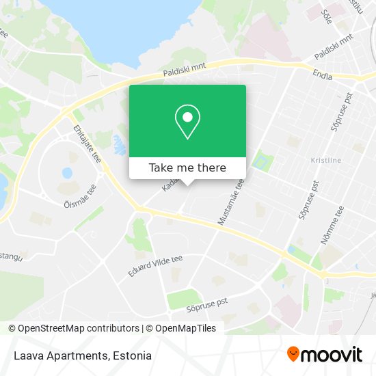 Laava Apartments map