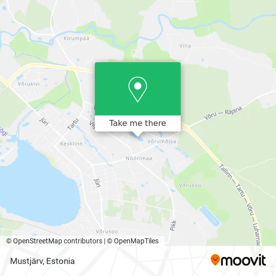 Карта Mustjärv