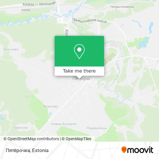Карта Пятёрочка