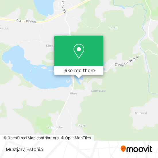 Карта Mustjärv