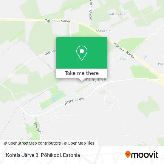 Карта Kohtla-Järve 3. Põhikool