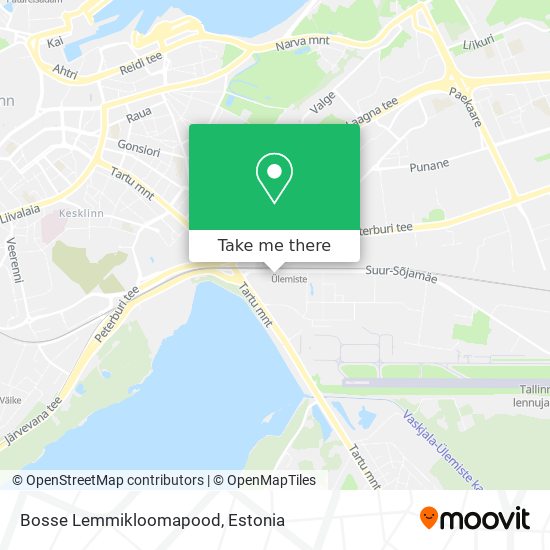 Bosse Lemmikloomapood map