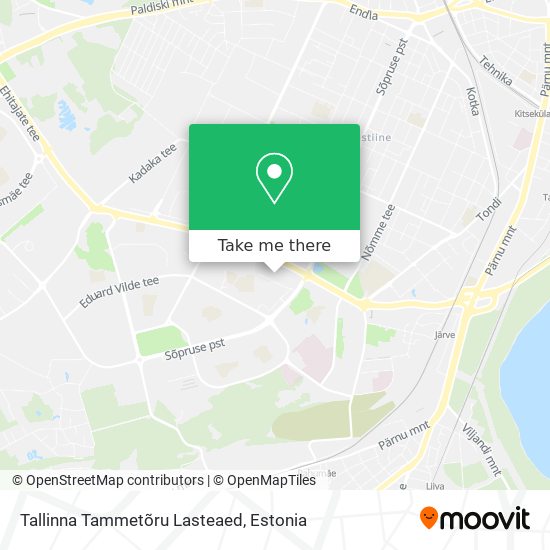 Tallinna Tammetõru Lasteaed map