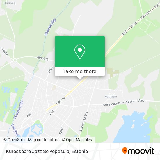 Карта Kuressaare Jazz Selvepesula