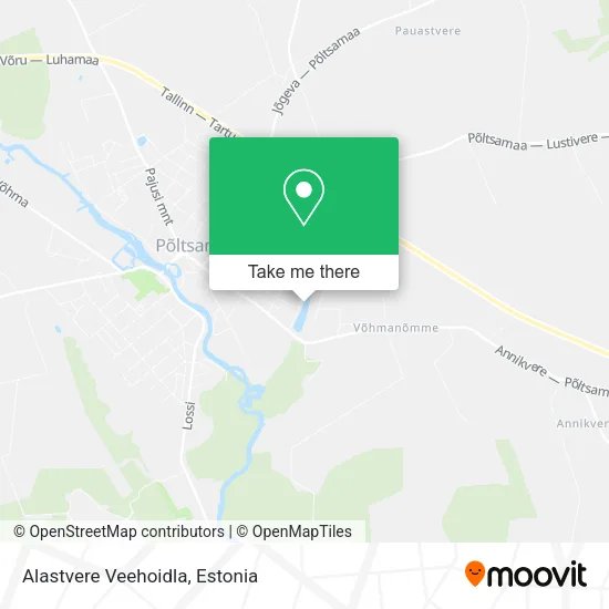 Карта Alastvere Veehoidla