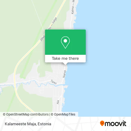 Карта Kalameeste Maja