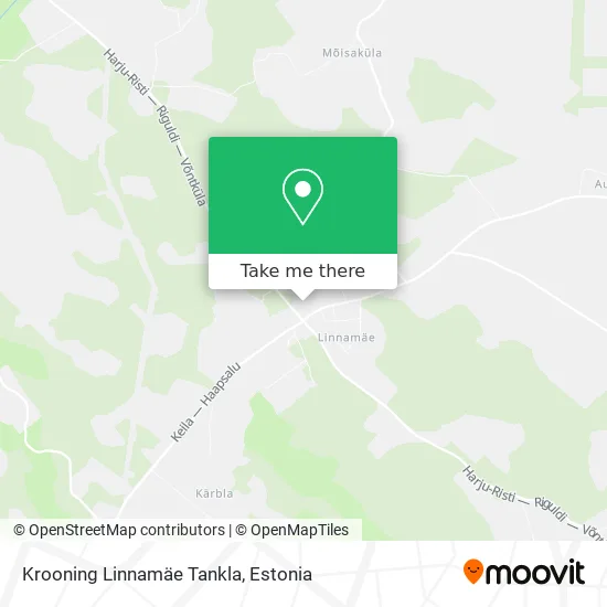 Карта Krooning Linnamäe Tankla