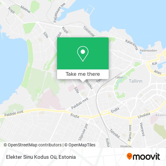 Elekter Sinu Kodus Oü map