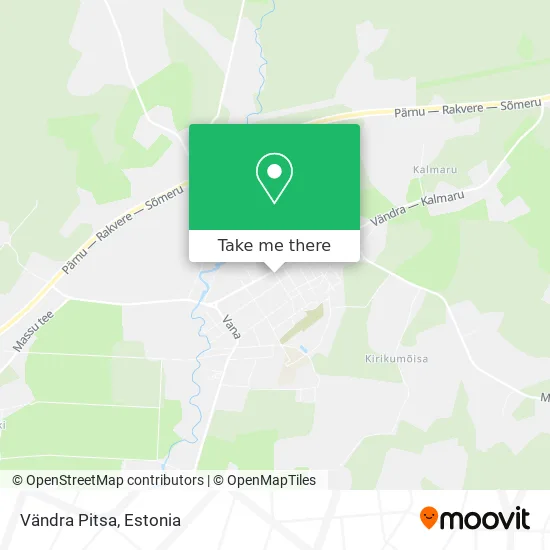 Карта Vändra Pitsa