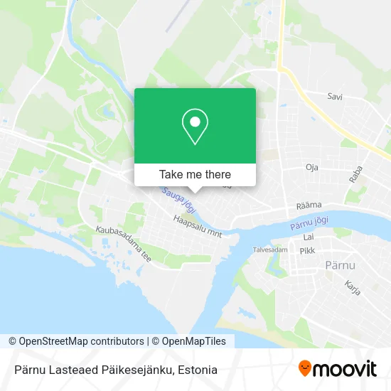 Карта Pärnu Lasteaed Päikesejänku