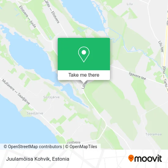 Карта Juulamõisa Kohvik