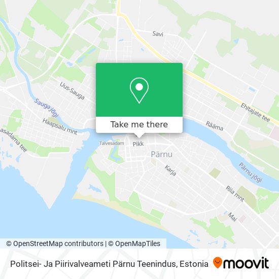 Politsei- Ja Piirivalveameti Pärnu Teenindus map