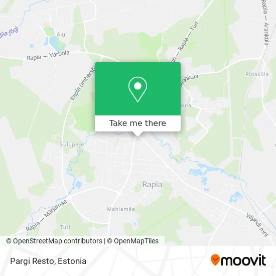 Карта Pargi Resto