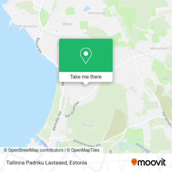 Карта Tallinna Padriku Lasteaed