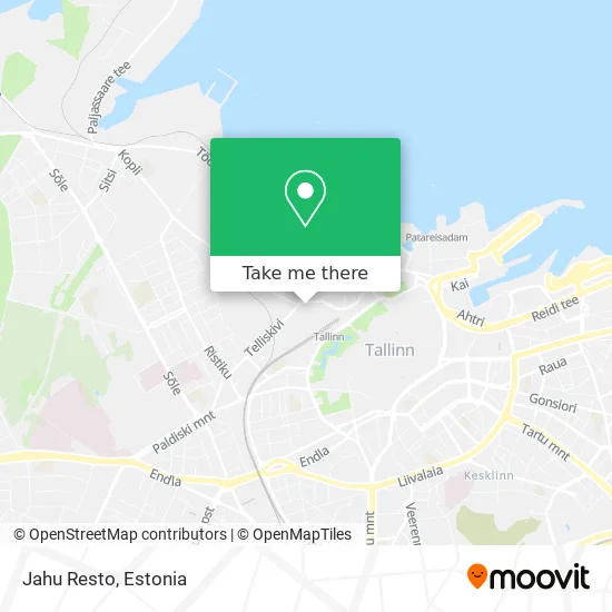 Карта Jahu Resto