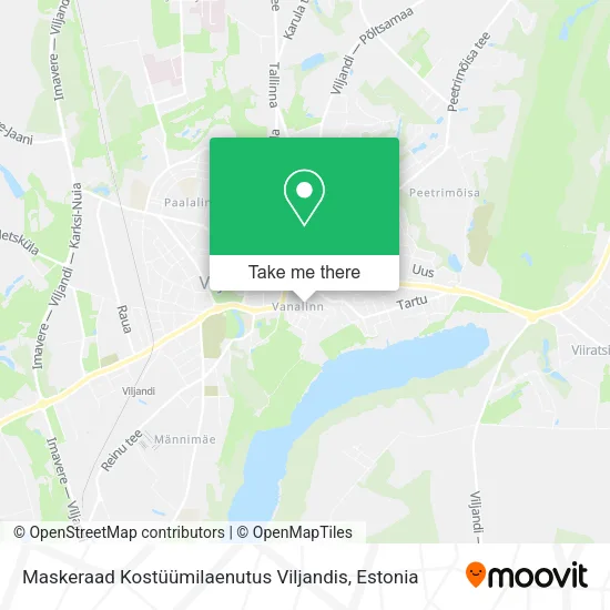 Maskeraad Kostüümilaenutus Viljandis map