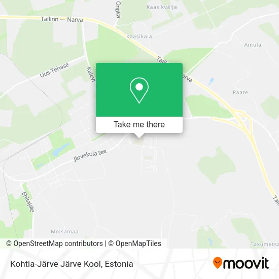 Kohtla-Järve Järve Kool map