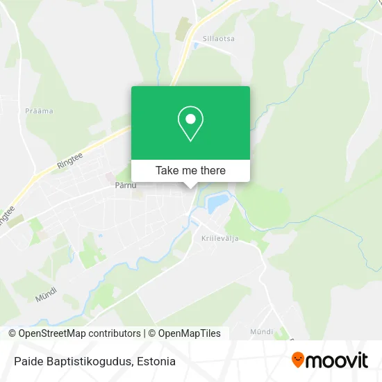 Paide Baptistikogudus map
