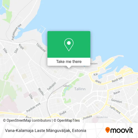 Карта Vana-Kalamaja Laste Mänguväljak
