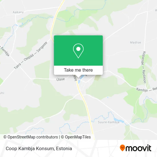 Карта Coop Kambja Konsum