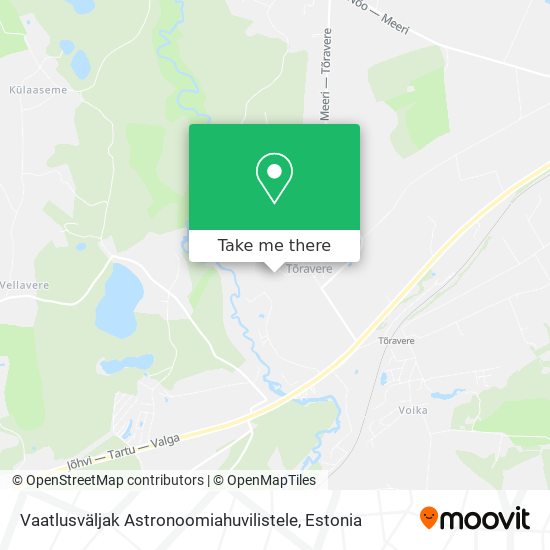 Vaatlusväljak Astronoomiahuvilistele map