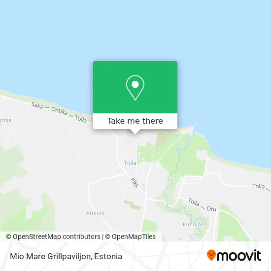 Карта Mio Mare Grillpaviljon